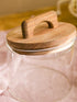 LC Waikiki Wooden Lid Glass Storage Jar 540 Ml